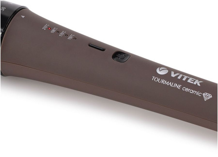 Щипцы Vitek 2521-VT-01 70Вт макс.темп.:210С покрытие:титаново-турмалиновое коричневый