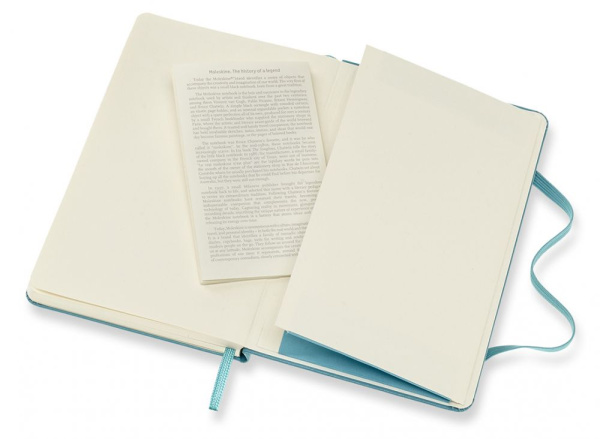 Блокнот Moleskine CLASSIC MM710B35 Pocket 90x140мм 192стр. линейка твердая обложка голубой