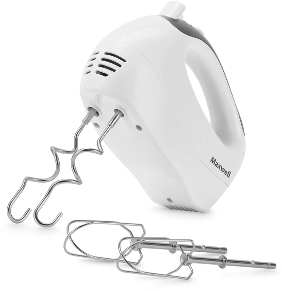 Миксер ручной Maxwell MW-1356 300Вт белый