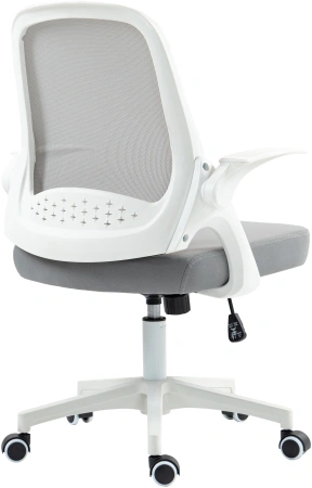 Кресло Cactus CS-WMC212-GY белый/серый сетка/ткань