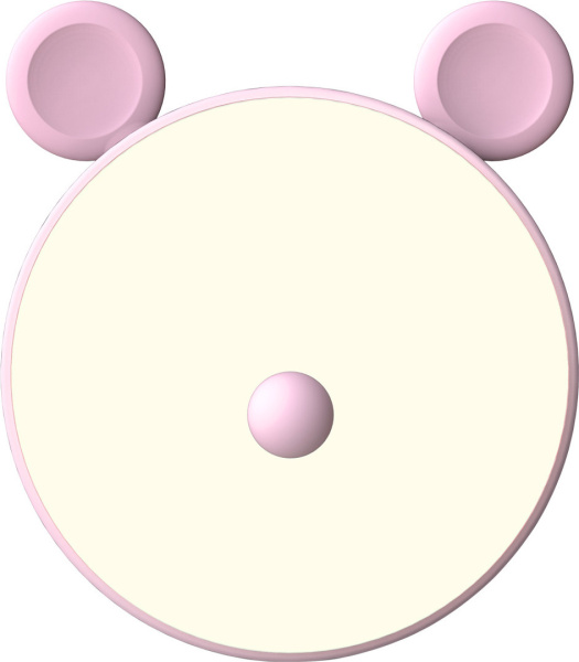 Ночник Gauss NN7024 мышка розовый