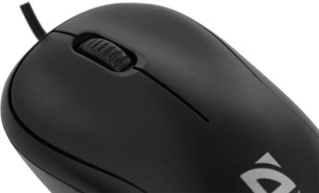 Мышь Defender Patch MS-759 черный оптическая 1000dpi USB для ноутбука 2but (52759)