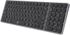 Клавиатура Оклик K767W черный/серебристый USB беспроводная BT/Radio slim Multimedia (2002135)