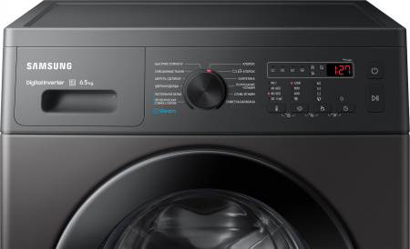 Стиральная машина Samsung WW65AG4S20CXLP класс: A+++ загр.фронтальная макс.:6.5кг темно-серый инвертер