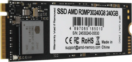 Накопитель SSD AMD PCIe 3.0 x4 240GB R3MP30240G8 Radeon M.2 2280