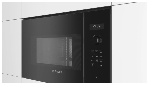Микроволновая печь Bosch BFL554MB0 25л. 900Вт черный (встраиваемая)
