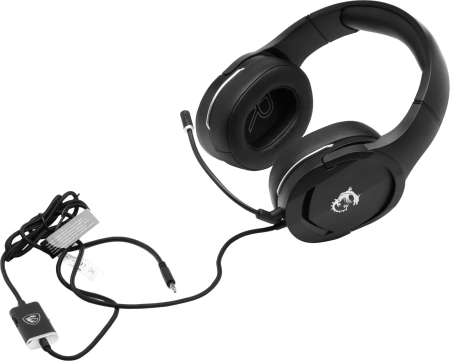 Наушники с микрофоном MSI Immerse GH20 черный 1.5м накладные (S37-2101060-SV1)