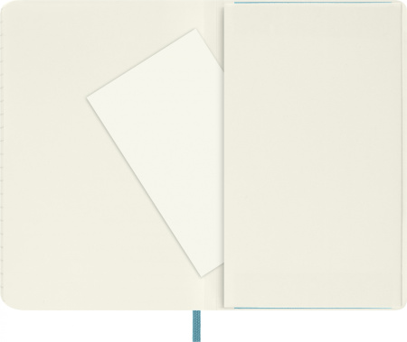 Блокнот Moleskine CLASSIC SOFT QP611B35 Pocket 90x140мм 192стр. линейка мягкая обложка голубой