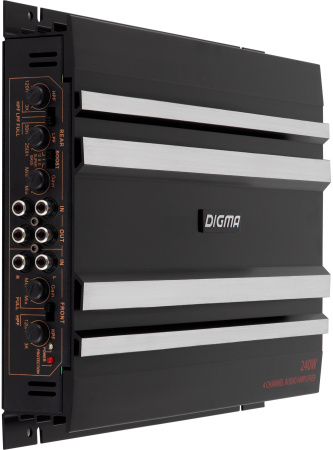 Усилитель автомобильный Digma DCP-400 четырехканальный