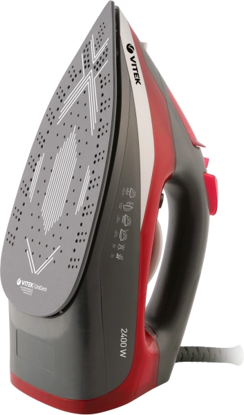 Утюг Vitek VT-8348 2400Вт серый/красный