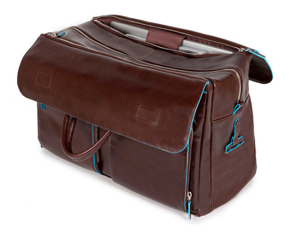 Сумка дорожная Piquadro Blue Square BV4342B2/MO коричневый натур.кожа