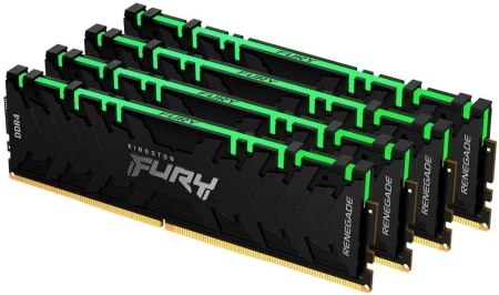 Память DDR4 4x8GB 3600MHz Kingston KF436C16RBAK4/32 Fury Renegade RGB RTL Gaming PC4-28800 CL16 DIMM