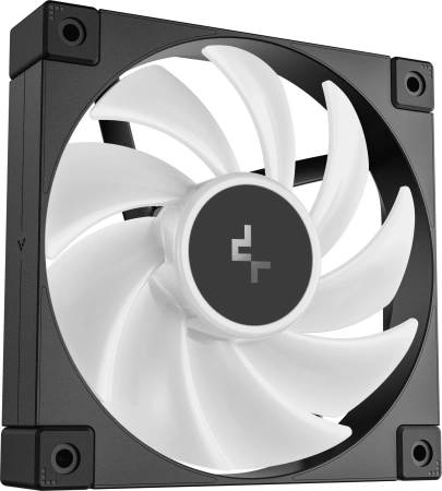 Вентилятор для корпуса Deepcool FD12 ARGB 120х120x25 черный 4-pin 26.9дБ (R-FD12-BKAPN1-G) Ret