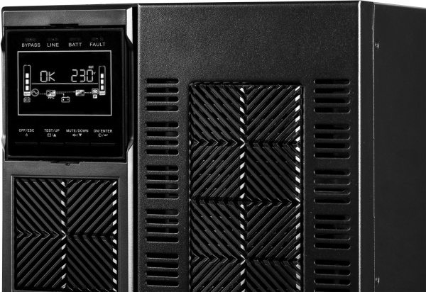 Источник бесперебойного питания Systeme Electriс SRV SRVSE6KRTXLI5U 5400Вт 6000ВА черный