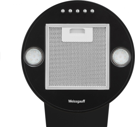 Вытяжка каминная Weissgauff Tubus 900 PB BL черный управление: кнопочное (1 мотор)