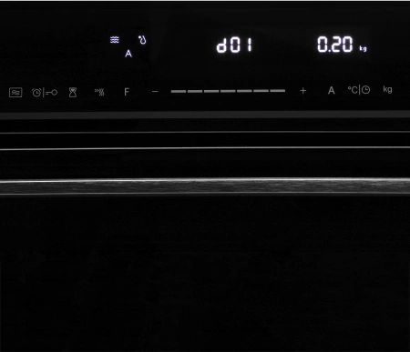 Духовой шкаф Электрический Hyundai HMEO 6780 BG черное стекло/серебристый