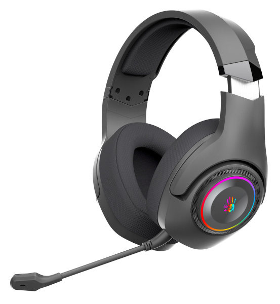 Наушники с микрофоном A4Tech Bloody GR270 черный 1.5м мониторные BT/Radio оголовье (GR270)