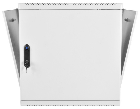 Шкаф коммутационный ЦМО (ШРН-М-9.500.1) настенный 9U 600x520мм пер.дв.металл направл.под закл.гайки 50кг серый 456мм 18.9кг 180град. 480мм IP20 сталь