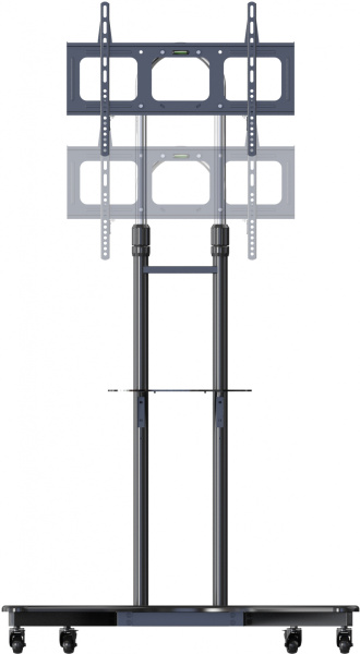 Стойка для телевизора Cactus CS-ST31 черный 37"-75" макс.81.6кг напольный мобильный