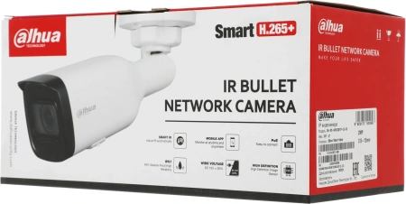 Видеокамера IP Dahua DH-IPC-HFW1230T1P-ZS-S5 2.8-12мм цв. корп.:белый