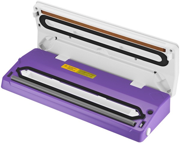 Вакуумный упаковщик Kitfort КТ-1523-1 110Вт белый/фиолетовый