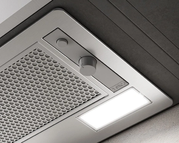 Вытяжка встраиваемая Elica Era S IX/A/72 нержавеющая сталь управление: поворотные переключатели (1 мотор)