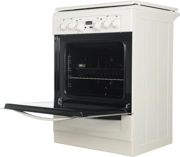 Плита Комбинированная Gefest ПГЭ 6102-03 0167 кремовый (металлическая крышка) реш.чугун