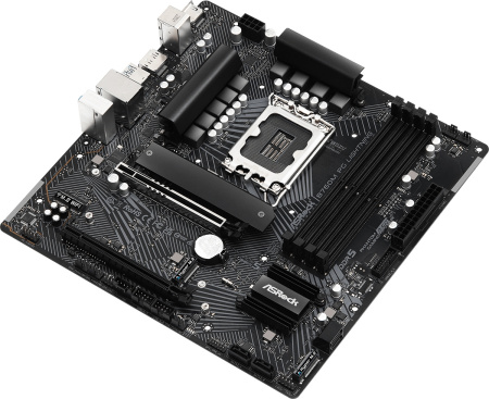 Материнская плата Asrock B760M PG LIGHTNING Soc-1700 Intel B760 4xDDR5 mATX AC`97 8ch(7.1) 2.5Gg RAI
