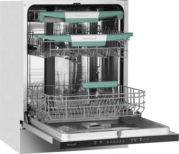 Посудомоечная машина встраив. Weissgauff BDW 6136 D Inverter AutoOpen Infolight 2100Вт полноразмерная инвертер