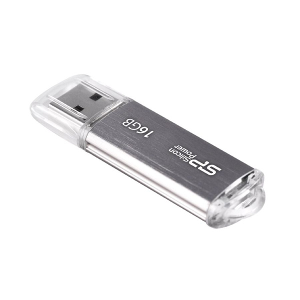 Флеш Диск Silicon Power 16Gb Ultima II-I Series SP016GBUF2M01V1S USB2.0 серебристый