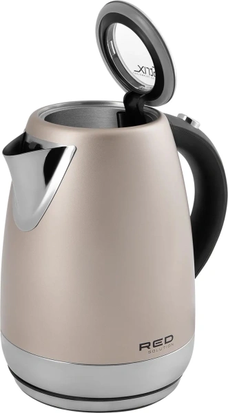 Чайник Red Solution RK-M1552 1.7л. 2100Вт розовый (нерж.сталь/пластик)