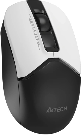 Мышь A4Tech Fstyler FG12S Panda белый/черный оптическая (1200dpi) silent беспроводная USB (3but)