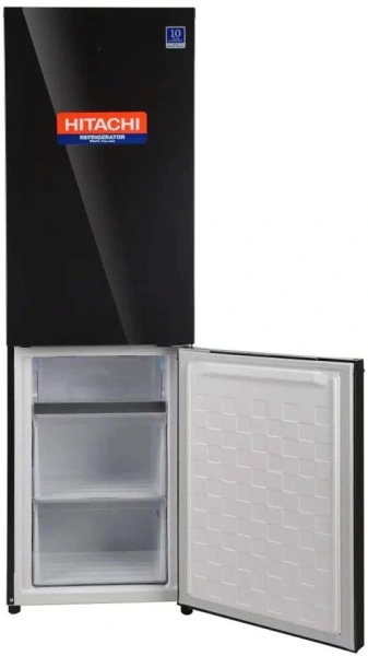 Холодильник Hitachi R-B410PUC6 BBK 2-хкамерн. черный