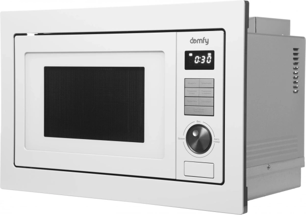 Микроволновая печь Domfy DM2540BW WG 25л. 900Вт белый (встраиваемая)