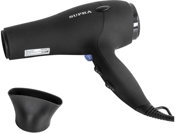 Фен Supra PHS-2204L 2200Вт черный