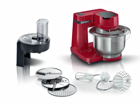 Кухонная машина Bosch Mum Serie 2 MUMS2ER01 планетар.вращ. 700Вт красный