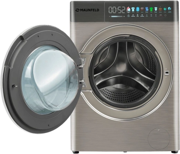 Стиральная машина Maunfeld MFWD14116S05 класс: B загр.фронтальная макс.:11кг (с сушкой) нержавеющая сталь инвертер
