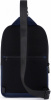 Рюкзак слинг мужской Piquadro Wollem CA5751W129/BLU синий полиэстер/натур.кожа