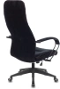 Кресло руководителя Бюрократ CH-608Fabric черный Light-20 крестов. пластик