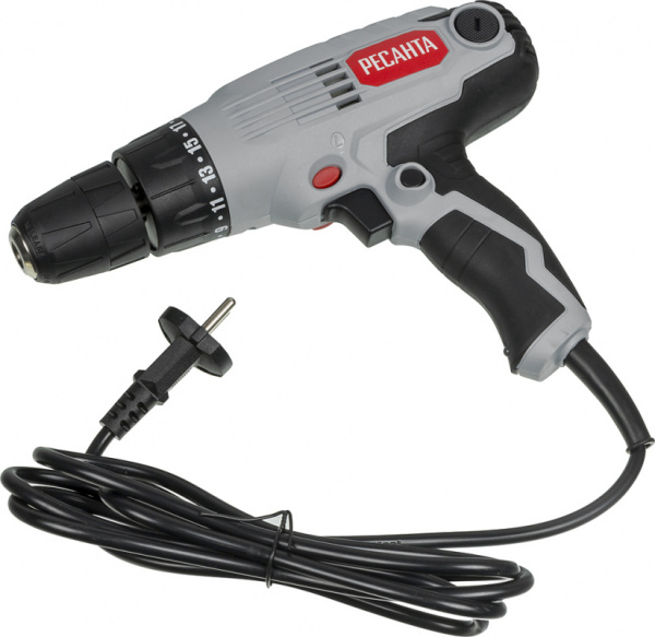 Дрель-шуруповерт Ресанта СШ-550-2 550Вт патрон:быстрозажимной (75/16/1)