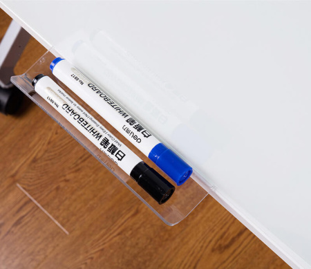 Доска стеклянная Deli 8736 стеклянная белый 90x120см стекло магнитный 4 магнита/2 маркера/стиратель