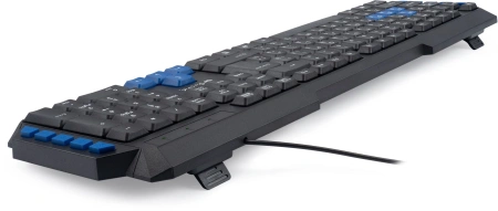 Клавиатура Оклик 750G FROST WAR черный/черный USB Multimedia for gamer