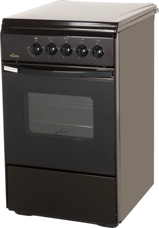 Плита Газовая Flama RG 2401 В коричневый реш.сталь