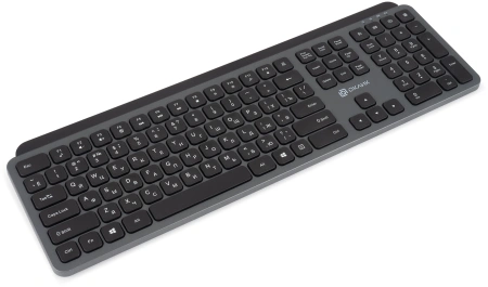 Клавиатура Оклик K859W черный/серый USB беспроводная slim Multimedia (2002136)