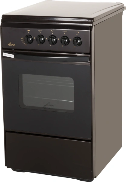 Плита Газовая Flama RG 2401 В коричневый реш.сталь