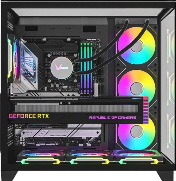 Корпус Formula Crystal Z9 черный без БП ATX 2xUSB3.0 1xUSB3.1 audio bott PSU