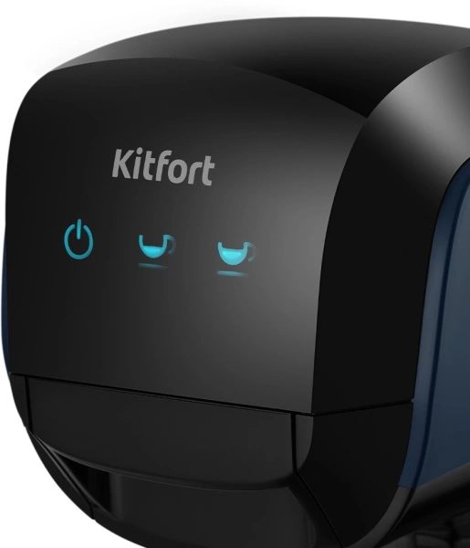 Кофемашина Kitfort КТ-7462 1450Вт синий/черный