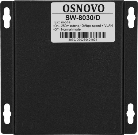 Коммутатор Osnovo SW-8030/D 2G 2PoE 56W неуправляемый