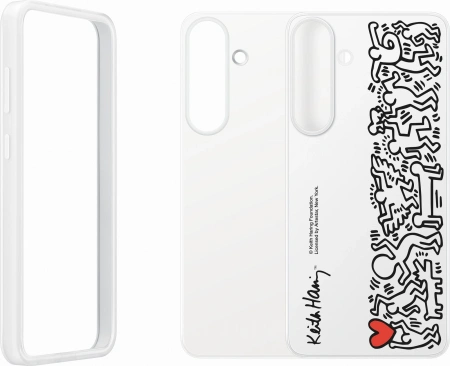 Чехол (клип-кейс) Samsung для Samsung Galaxy S25+ Flipsuit Case S25+ белый/прозрачный (EF-MS936CWEGRU)