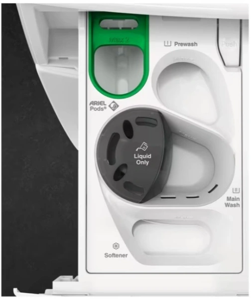 Стиральная машина AEG LWR73166OE пан.англ. загр.фронтальная макс.:10кг (с сушкой) черный инвертер